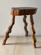Ancien tabouret trépied d'occasion  Saint-Malo