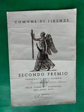 Firenze 1940 diploma usato  Arezzo