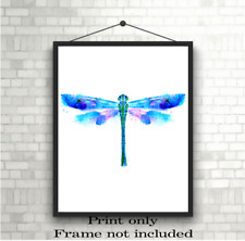Dragonfly watercolour wall for sale  NOTTINGHAM