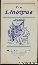 Ca1900 linotype machine for sale  Oakland