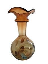Vase verre fumé d'occasion  Sillé-le-Guillaume