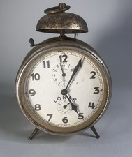 Relógio despertador Gustav Becker "Lonar" alemão GB, antigo vintage corda manual comprar usado  Enviando para Brazil