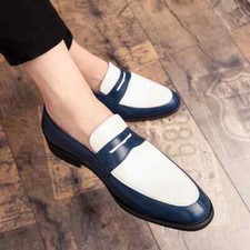  Mocassins masculinos clássicos sapatos sociais sapatos de couro sapatos de barco comprar usado  Enviando para Brazil
