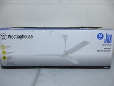 Westinghouse Jax Industrial-Style 56 pol. Ventilador de teto branco com controle de parede, usado comprar usado  Enviando para Brazil