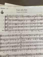 Caro mio ben gebraucht kaufen  Ravensburg