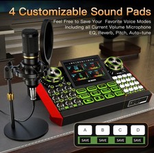 Kit de grabación de estudio Tenlamp equipo de podcast paquete mezclador de música G10-BM800 segunda mano  Embacar hacia Mexico