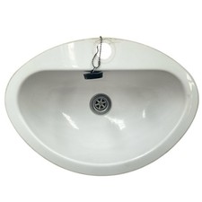 White oval bathroom for sale  PONTEFRACT