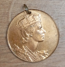 Medaglia incoronazione regina usato  Monteriggioni
