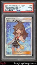 2019 Pokemon Sun Moon Unbroken Bonds #209 Green's Exploration UR FULL ART PSA 9 comprar usado 2019 Pokemon Sun Moon Unbroken Bonds #209 Green's Exploration UR FULL ART PSA 9 comprar usado  Enviando para Brazil