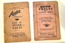 Austin twelve vintage for sale  SWANSEA