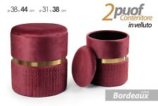 Set pouf contenitore usato  Gioia Tauro
