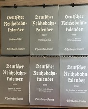 Eisenbahnkalender reichsbahn 1 gebraucht kaufen  Rockenhausen