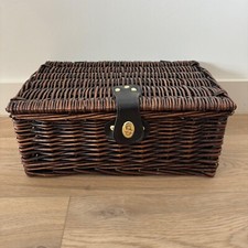 Wicker picnic hamper for sale  LONDON