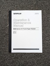 Cat Caterpillar D4H Series III 3 Trator Tipo Operador Manual do Proprietário, usado comprar usado  Enviando para Brazil