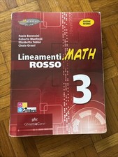 Lineamenti.math rosso. con usato  Milano