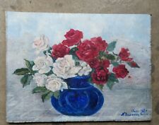 Ancienne peinture huile d'occasion  Sainte-Suzanne