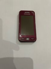 Samsung s5230 red for sale  LONDON