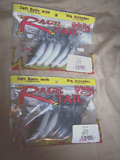Usado, Isca de pesca 10 Shad isca de peixe 3" Strike King Shad rage cauda robalo lançamento comprar usado  Enviando para Brazil
