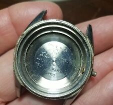 👍Caixa de relógio de pulso masculina vintage original Technos aço inoxidável suíço HR 100 , usado comprar usado  Enviando para Brazil
