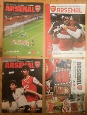 Arsenal matchday programmes for sale  LONDON