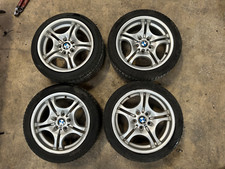 BMW E46 330CI 320I 325CI 17"" aro roda leve liga 7,5"" largura conjunto fabricante de equipamento original 84K milhas comprar usado  Enviando para Brazil