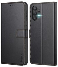 Etui na portfel do Galaxy A13 4G czarna klapa skóra PU ochrona, używany na sprzedaż Etui na portfel do Galaxy A13 4G czarna klapa skóra PU ochrona, używany na sprzedaż  PL