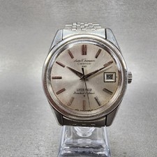 Seiko Champion Calendar 860 relógio masculino 37mm mostrador prata aço 86898 corridas manuais comprar usado  Enviando para Brazil