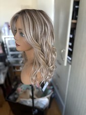 Cabelo humano feminino frente de renda onda marrom loiro destaque comprar usado  Enviando para Brazil