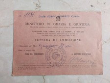 Tessera ammissione agli usato  Milano