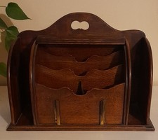 Antique oak stationery for sale  WESTERHAM