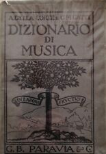 Dizionario della musica usato  Riva del Garda