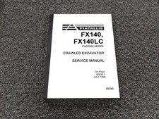 Fiat Allis FX140 FX140LC Phoenix Series Escavadeira de Esteira Manual de Serviço de Reparo comprar usado  Enviando para Brazil