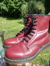 Martens boots cherry for sale  BLANDFORD FORUM