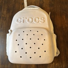 Mochila de plástico e náilon branca clássica CROCS comprar usado  Enviando para Brazil