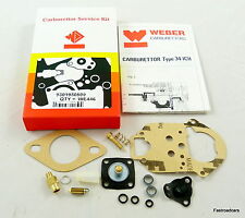 Usado, KIT DE SERVIÇO WEBER 34 ICH/ICT CARB/CARBURADOR ORIGINAL WE446 comprar usado  Enviando para Brazil
