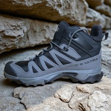 Botas de caminhada Salomon X Ultra 4 Mid GTX preto cinza impermeável sapatos ao ar livre novas comprar usado  Enviando para Brazil
