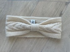 Nordstrom Rack Cashmere Headband Inverno Marfim Cabo Malha NOVO comprar usado  Enviando para Brazil