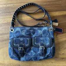 Coach denim signature for sale  Waianae