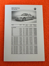Bmw intern preisliste gebraucht kaufen  Friedberg