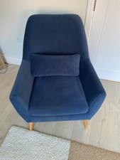 Ethan velvet armchair for sale  CRANLEIGH