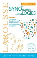 Dictionnaire synonymes analogi d'occasion  France