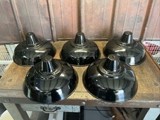 Emaille lampenschirm schwarz gebraucht kaufen  Gau-Algesheim