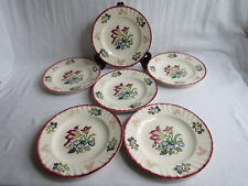 Assiettes plates faïencerie d'occasion  Bruay-sur-l'Escaut