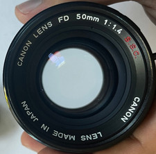 Lente Canon FD 50mm F/1.4 S.S.C comprar usado  Enviando para Brazil