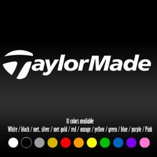 Adesivo de vinil cortado para janela laptop carro golfe 7" Taylormade, usado comprar usado  Enviando para Brazil