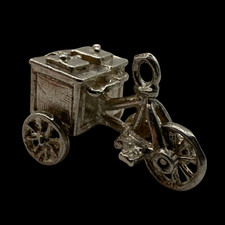 Vintage silver charm for sale  LONDON