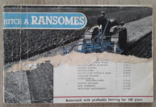 Ransomes tractor ploughs d'occasion  Expédié en Belgium