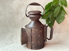 Usado, Vecchio Vintage Lampada Portatile Ferrovia Lanterna Segnale Unico Casa E Decor comprar usado  Enviando para Brazil