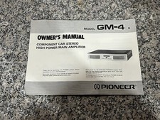 Pioneer manual original for sale  HIGH WYCOMBE