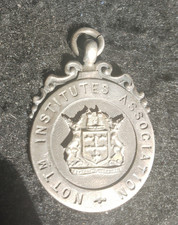 Silver fob medal for sale  LONDON